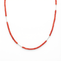 Collier MAREA en corail naturel et argent S925