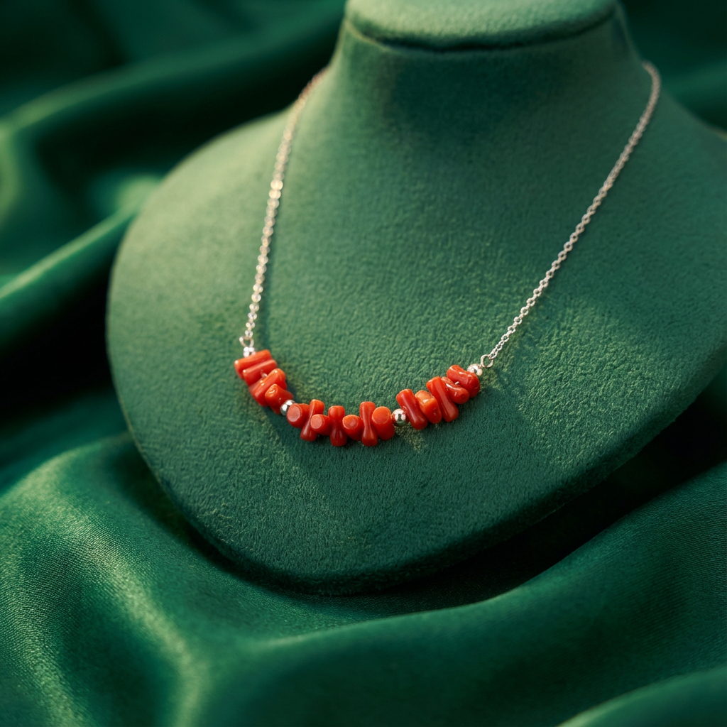 Collier AMAYAS en corail naturel